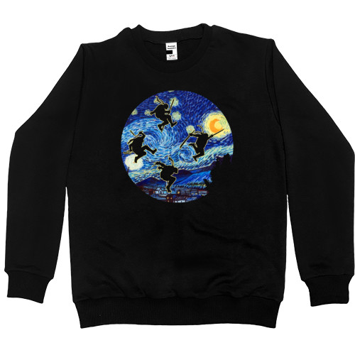 Черепашки ниндзя - Kids' Premium Sweatshirt - Черепашки Ниндзя / TNMT Van Gogh - Mfest