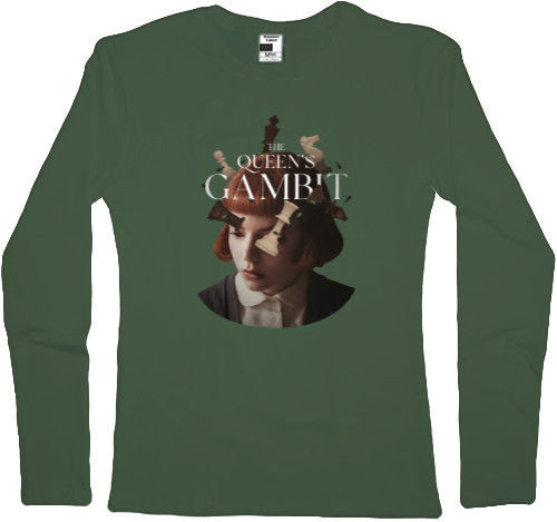 Ход королевы / The Queen's Gambit - Women's Longsleeve Shirt - Ход королевы / The Queen's Gambit 7 - Mfest