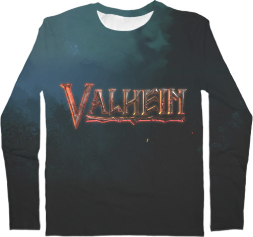 Valheim - Men's Longsleeve Shirt 3D - Valheim 3 - Mfest
