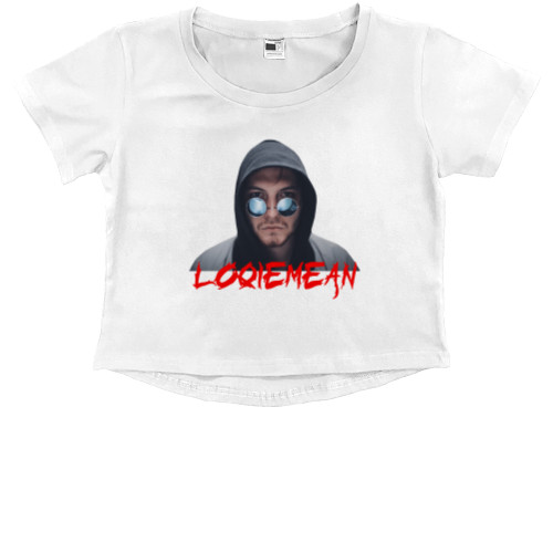 Loqiemean - Kids' Premium Cropped T-Shirt - Loqiemean 3 - Mfest