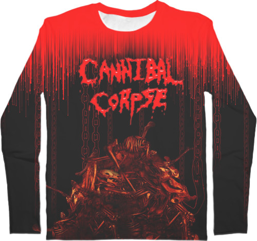 Cannibal Corpse - Футболка з Довгим Рукавом Чоловіча 3D - Cannibal Corpse 2 - Mfest