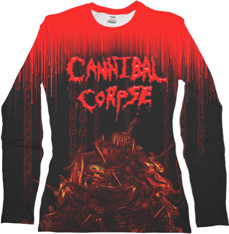 Cannibal Corpse - Лонгслив 3D Женский - Cannibal Corpse 2 - Mfest