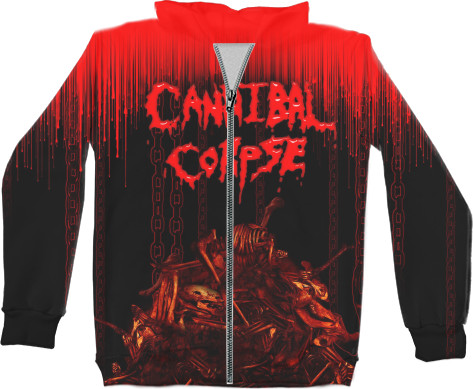 Cannibal Corpse - Худі на блискавці 3D Унісекс - Cannibal Corpse 2 - Mfest