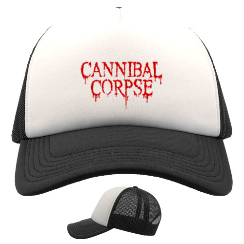 Cannibal Corpse - Кепка Тракер Детская - Cannibal Corpse Logo - Mfest