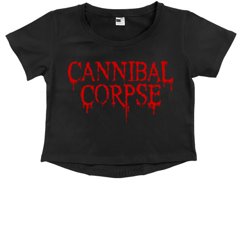 Cannibal Corpse - Кроп - топ Премиум Детский - Cannibal Corpse Logo - Mfest
