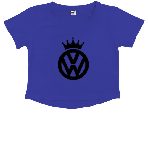 Volkswagen - Кроп - топ Преміум Дитячий - Volkswagen Logo 8 - Mfest