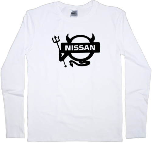Nissan - Лонгслив Мужской - Nissan Logo 3 - Mfest