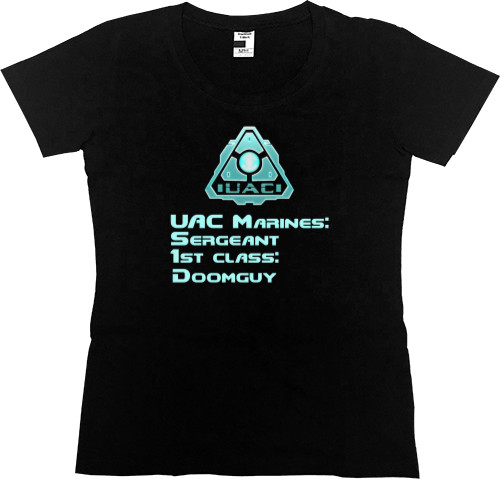 Doom - Women's Premium T-Shirt - DOOM id - Mfest
