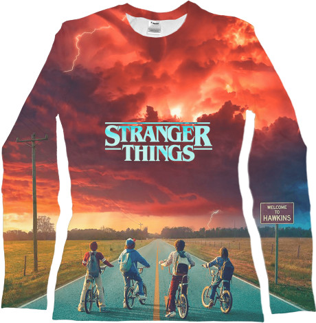 Stranger Things - Women's Longsleeve Shirt 3D - Stranger things 11 - Mfest