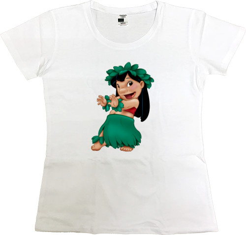 Лила и Стич - Women's Premium T-Shirt - Lilo - Mfest