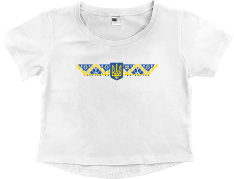 герб України з вишивкою