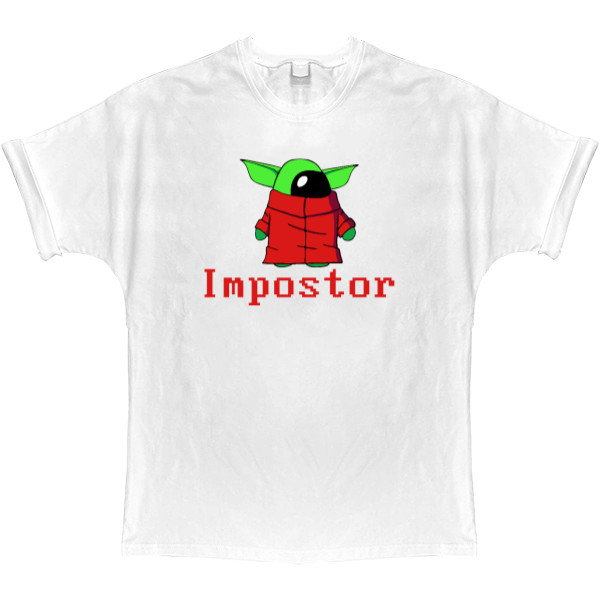 Among Us - T-shirt Oversize - Baby Grogo Impostor - Mfest