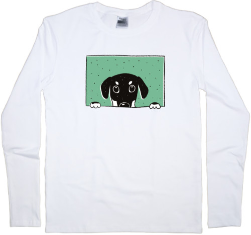 Такса - Men's Longsleeve Shirt - dachshund - Mfest