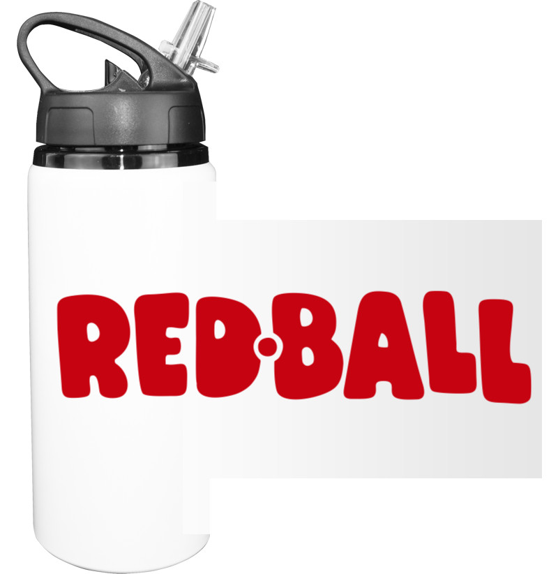 Red Ball - Sport Water Bottle - red ball logo - Mfest
