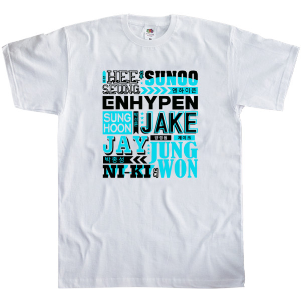 Enhypen - Kids' T-Shirt Fruit of the loom - enhypen - Mfest