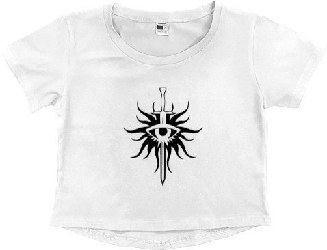 Dragon Age - Women's Cropped Premium T-Shirt - Dragon Age 6 - Mfest