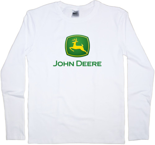 Прочие Лого - Men's Longsleeve Shirt - john deer logo - Mfest