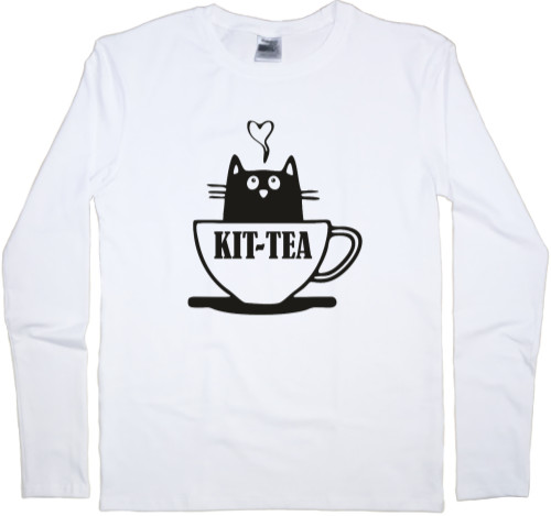 Приколы для нее - Men's Longsleeve Shirt - kit-tea - Mfest