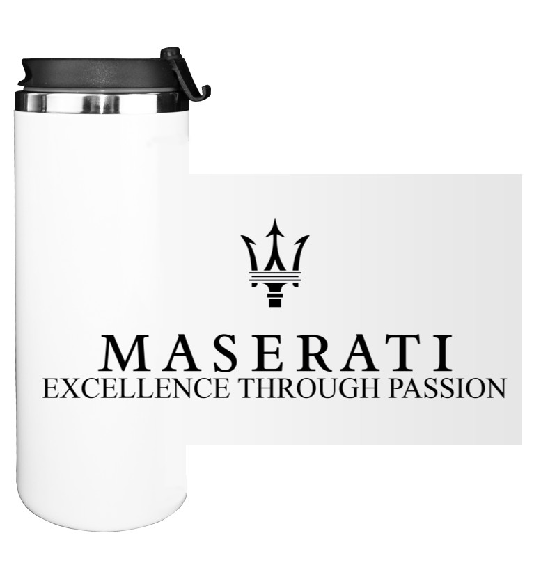 Maserati - Water Bottle on Tumbler - maserati logo - Mfest