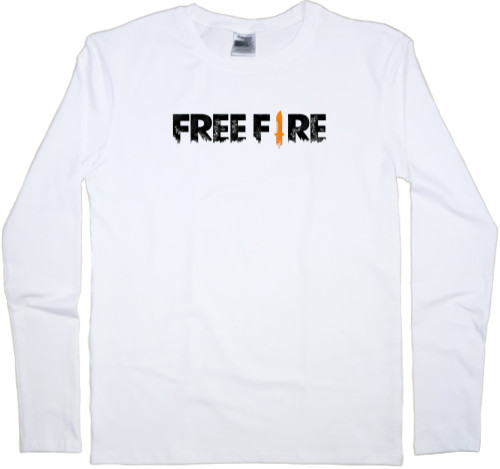 Garena Free Fire - Лонгслив Мужской - Logo Free Fire - Mfest