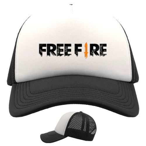 Garena Free Fire - Кепка Тракер Детская - Logo Free Fire - Mfest
