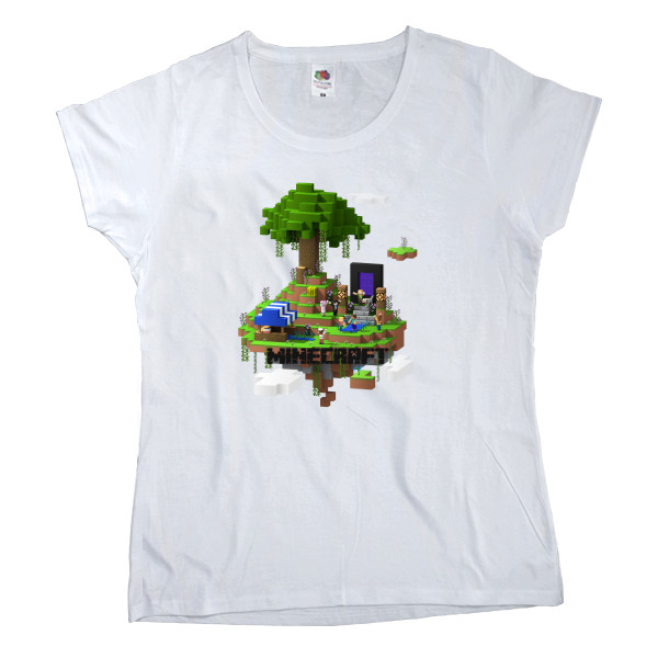 Minecraft - Women's T-shirt Fruit of the loom - minecraft - Mfest