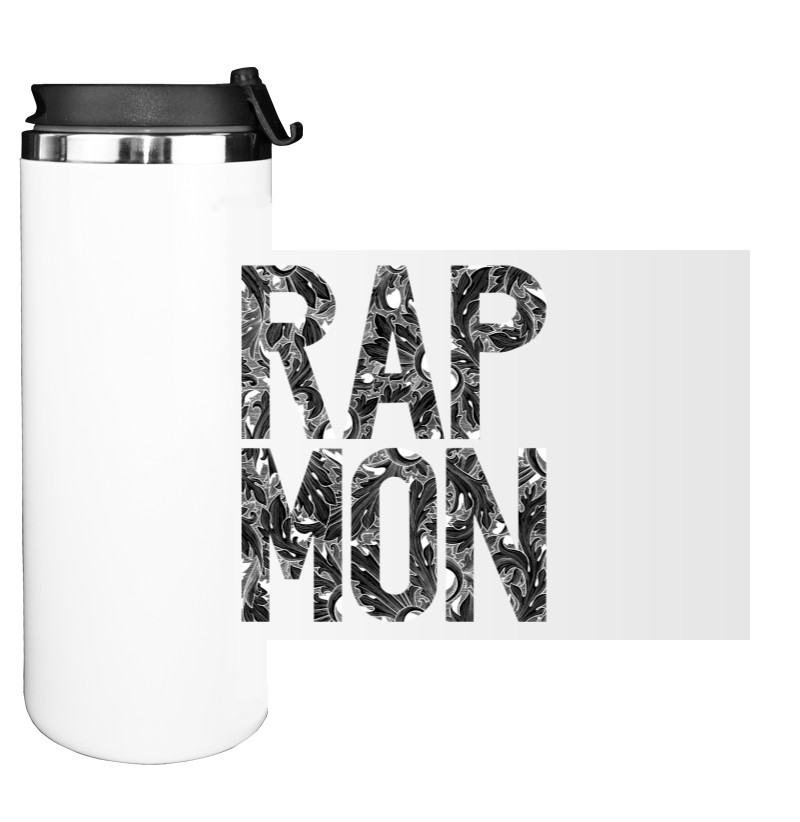 BTS - Water Bottle on Tumbler - bts rap monster logo - Mfest