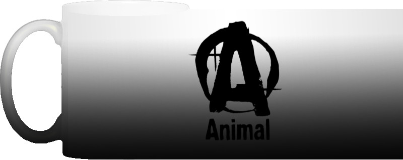 Powerlifting - Чашка Хамелеон - Animal Powerlifting logo - Mfest