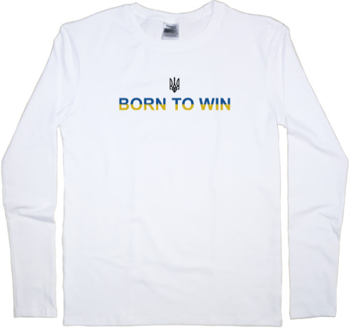 Я УКРАЇНЕЦЬ - Футболка з Довгим Рукавом Дитяча - born to win - Mfest