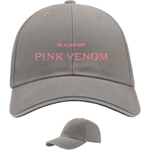 Blackpink - Кепка Сендвіч - blackpink pink venom logo - Mfest