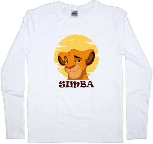 Король лев / The lion king - Men's Longsleeve Shirt - Simba and the sun2 - Mfest