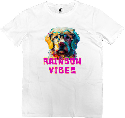 Собака Радуга, Colorful dog, Rainbow Vibes