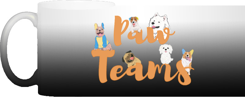 Paw teams, cute dogs