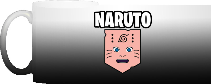 Наруто / Naruto - Чашка Хамелеон - Naruto Logo - Mfest