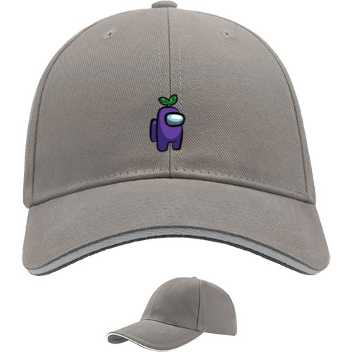Among Us - Sandwich Baseball Cap - Among Us - Purple Plant - Mfest