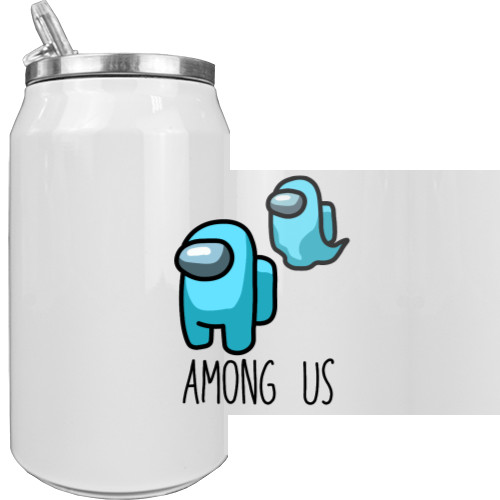 Among Us - Aluminum Can - Ghost Among Us - Mfest