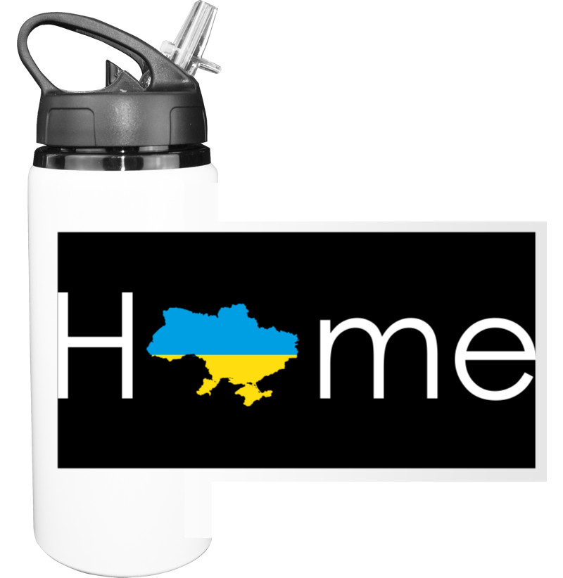 Ukraine house, map