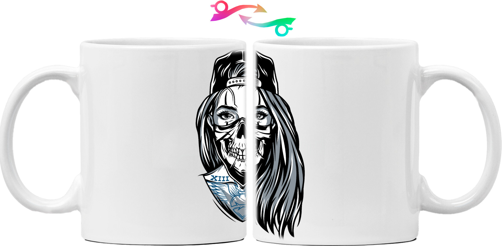 Черепа - Mug - Girl Skull New - Mfest