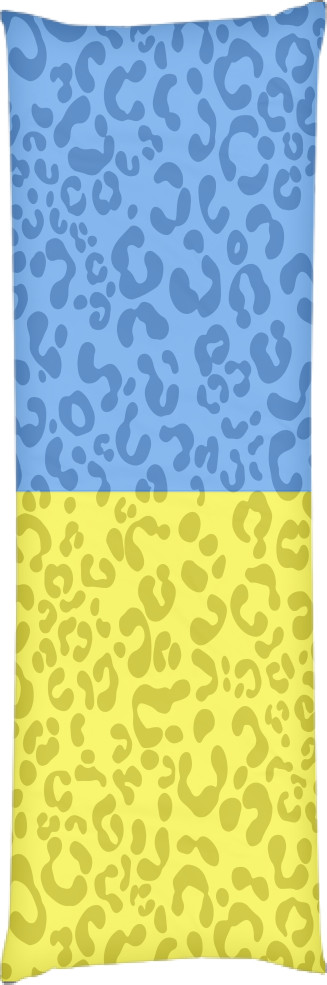 Жовто блакитний леопард