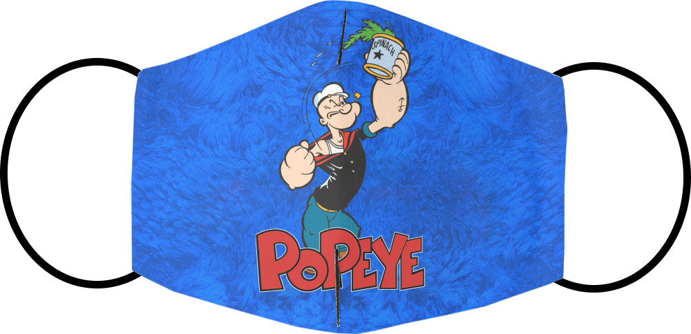 Моряк Попай - Face Mask - Popeye the Sailor - Mfest