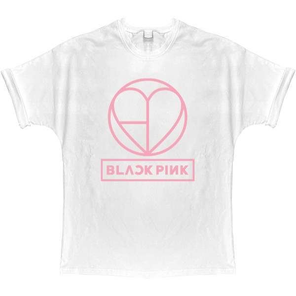 Blackpink - T-shirt Oversize - blackpink logo 2 - Mfest