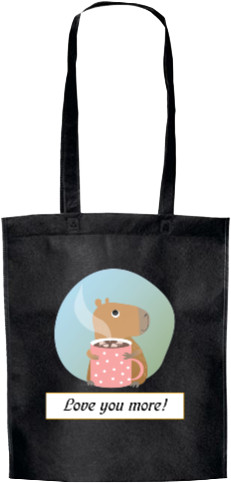 Capybara - Tote Bag - Love you more - Mfest