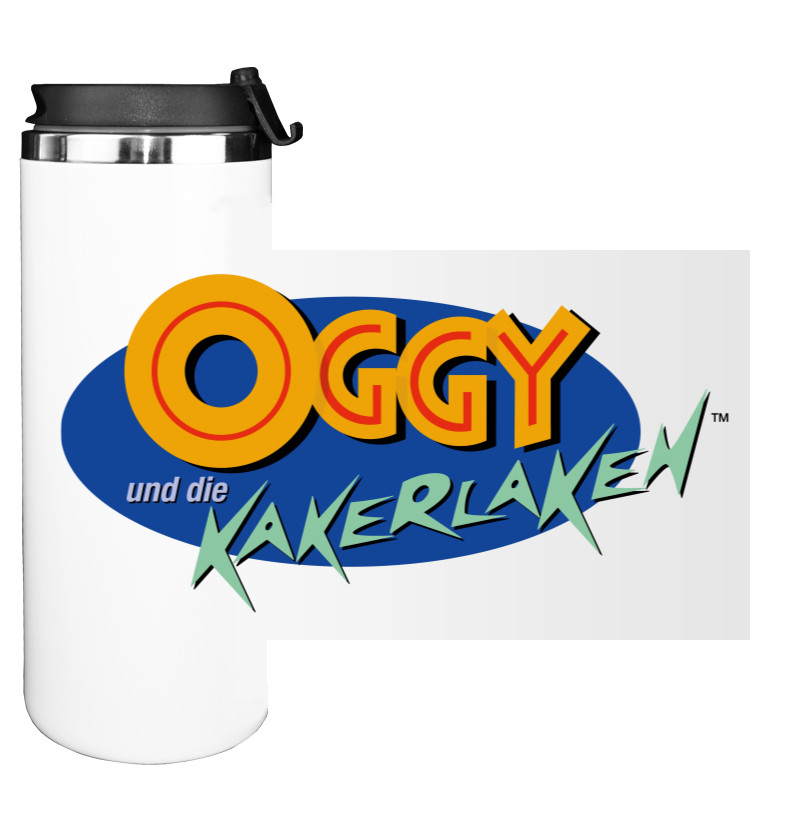 Oggy and cockroaches logo