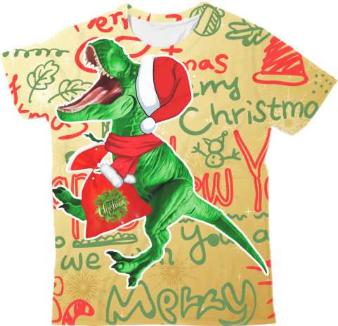 christmas dinosaur