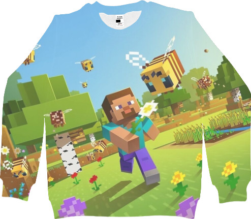 Minecraft - Men's Sweatshirt 3D - Minecraft 29 - Mfest