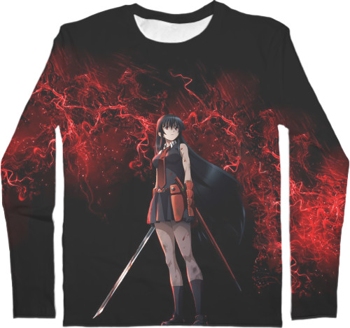 Akame ga Kill! - Men's Longsleeve Shirt 3D - Akame ga Kill! 2 - Mfest