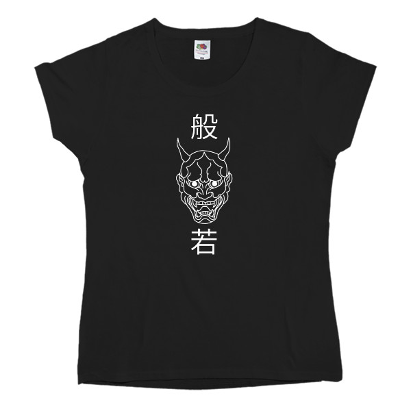 Прикольные картинки - Women's T-shirt Fruit of the loom - Hannya  - Mfest