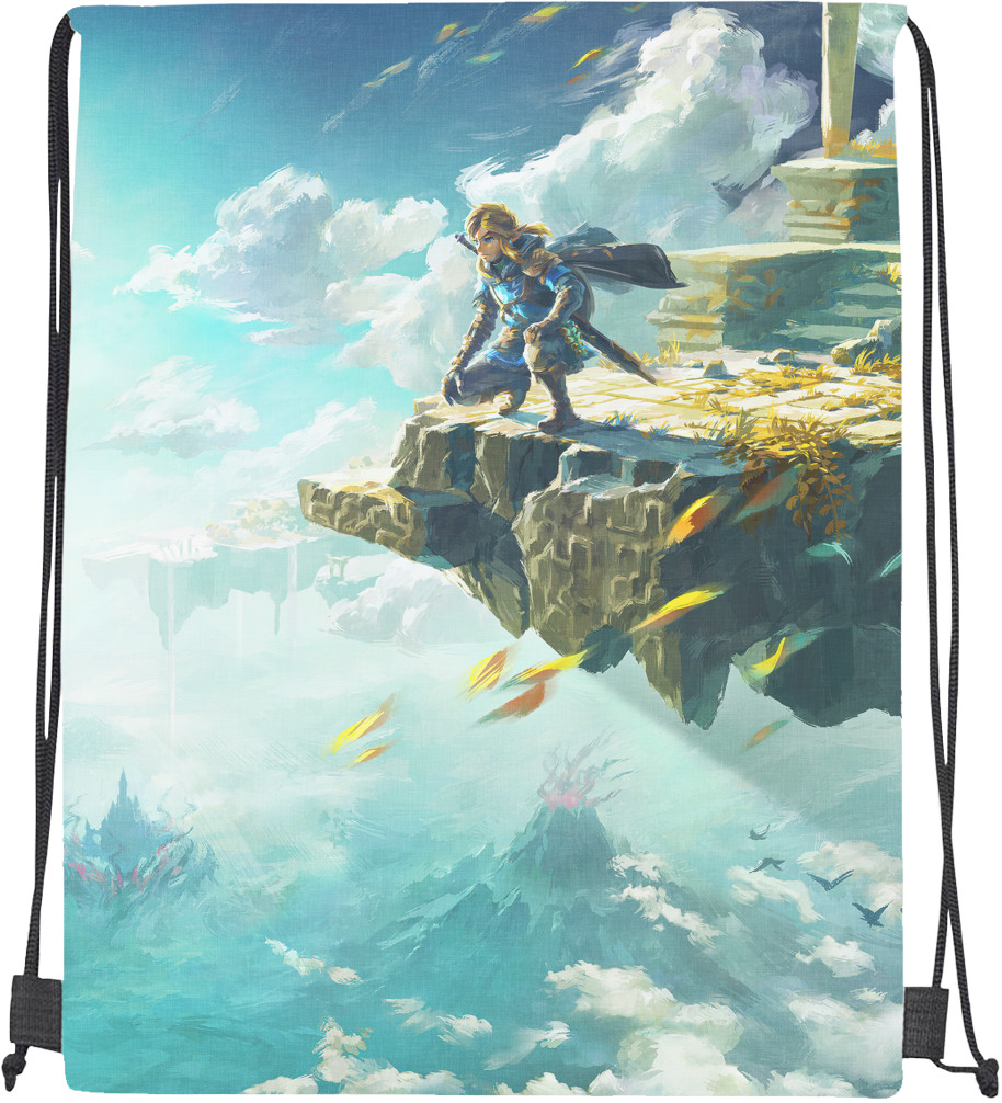 The Legend of Zelda	 - Drawstring Bag - The Legend Of Zelda Tears Of The Kingdom - Mfest