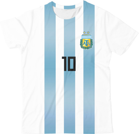 Футбол - Футболка 3D Дитяча - Lionel Messi 10 - Mfest