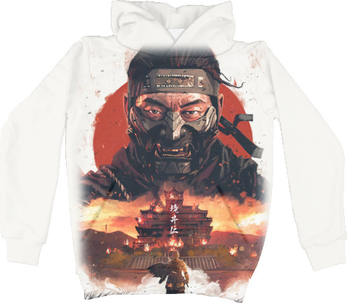 Ghost of Tsushima - Unisex Hoodie 3D - Ghost of Tsushima 2 - Mfest